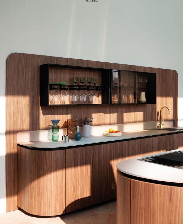 Tangram — остров в интерьере